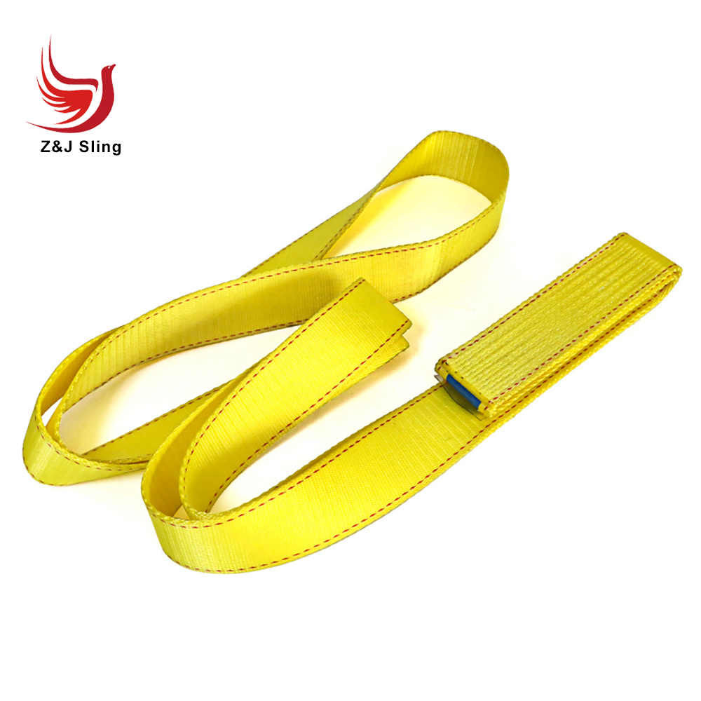 Endless Flat Polyester Webbing Sling Lifting Sling Lifting Belt for Cargo (customized)